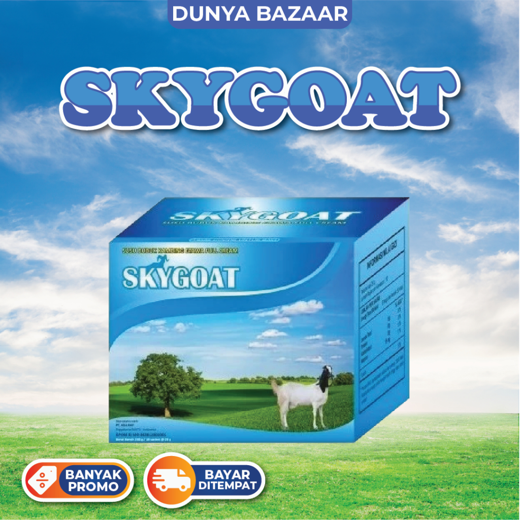 

Skygoat Susu Kambing Etawa 280gr Original Bisa Bayar Dirumah