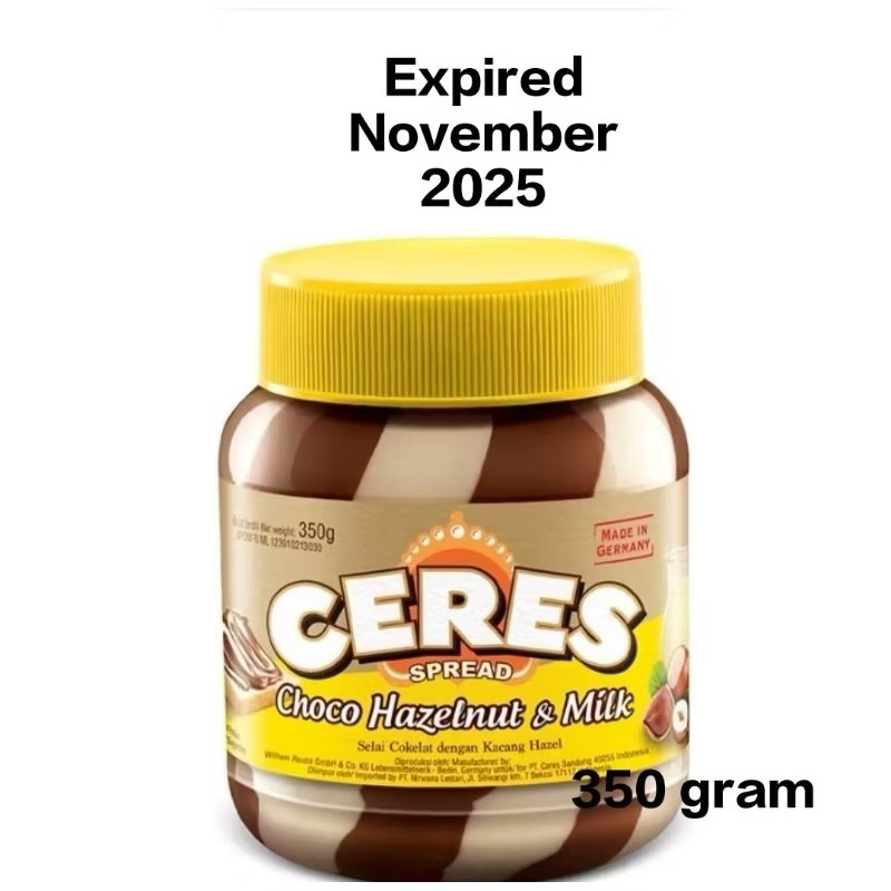 

Ceres Choco Spread Duo Milk Hazelnut 350G