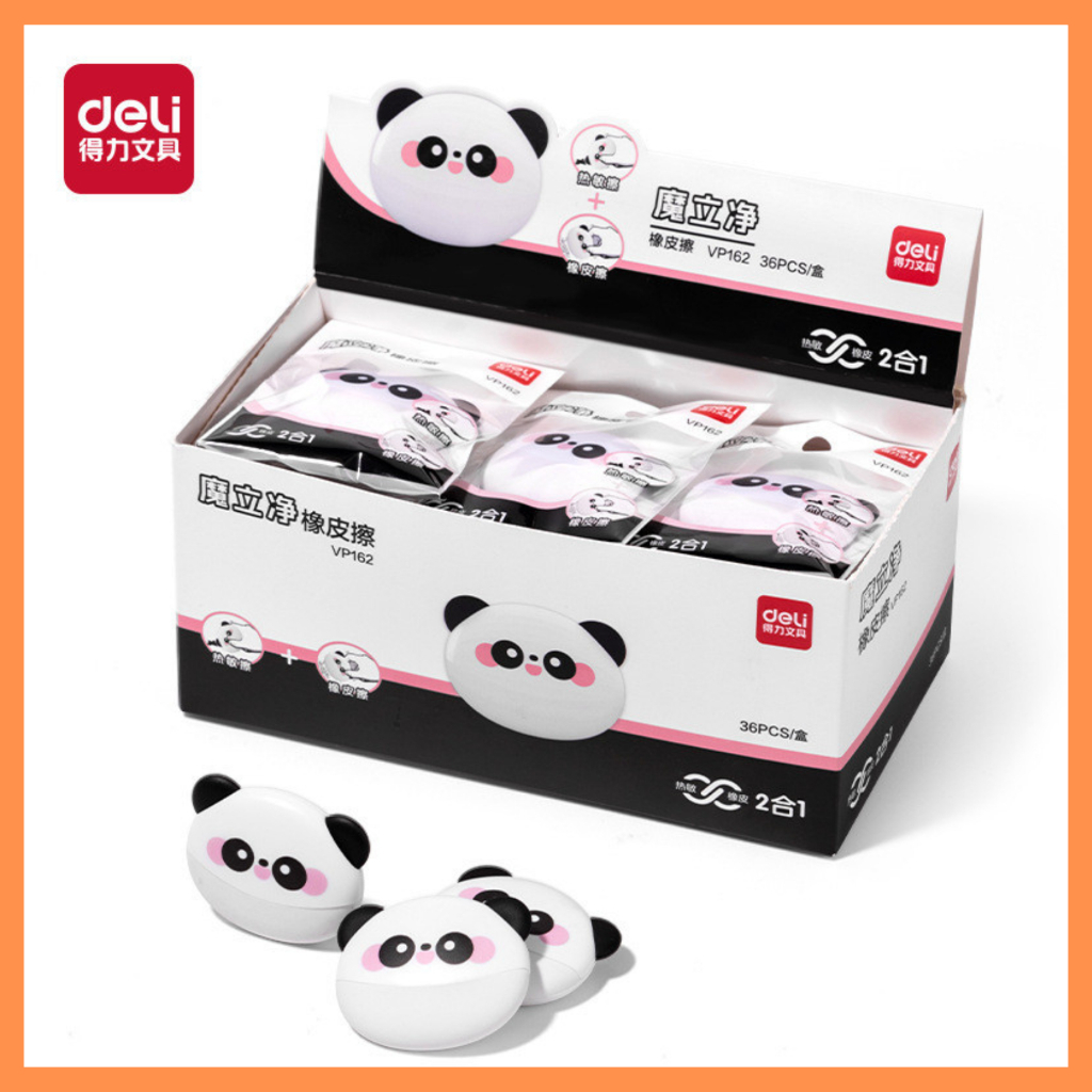 

DELI Penghapus pensil bentuk panda VP162 (harga satuan)