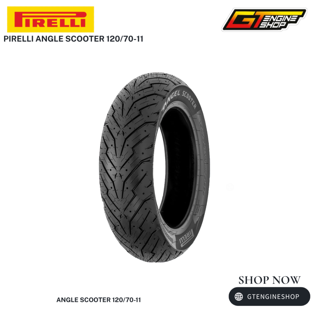 BAN PIRELLI ANGEL SCOOTER 120/70-11 BAN VESPA RING 11 UKURAN 120 70 11 PIRELLI ANGEL SCOOTER
