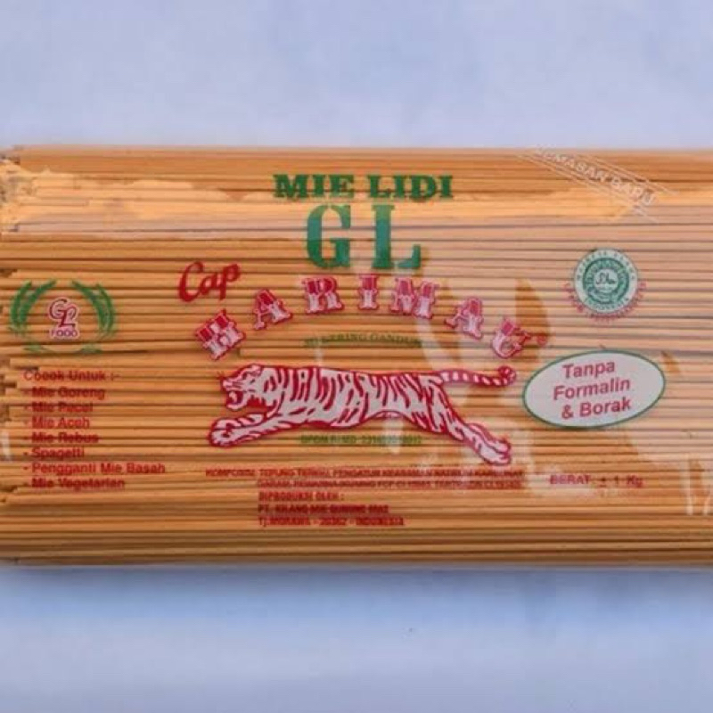 

Mi Lidi Cap Harimau/ Mi Gomak 500 gram
