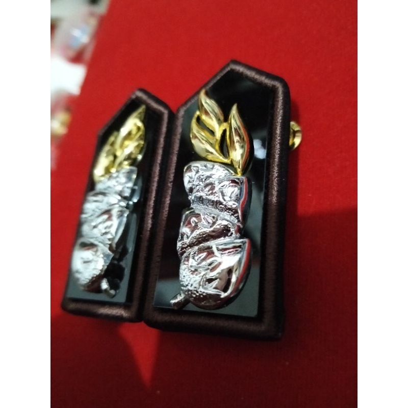 monogram PDH polri paku/magnet |terlaris|termurah