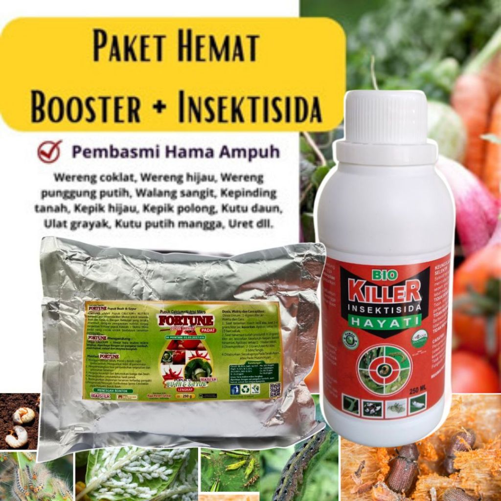 Paket Obat Hama Tanaman Wereng coklat, Wereng hijau, Wereng punggung putih + Pupuk Sayuran dan Buah