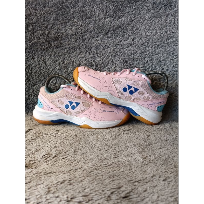 SEPATU BADMINTON YONEX SHB 101 ORIGINAL PINK SIZE 39 CEWEK SECOND