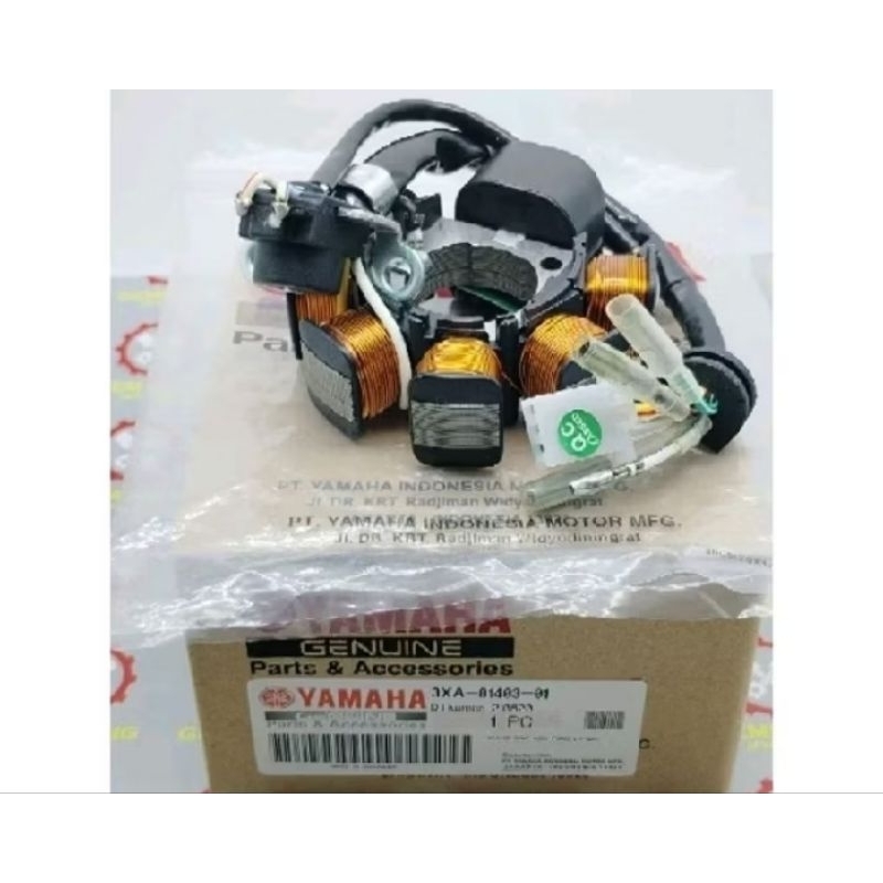 Spull Assy Stator Comp Spul Assy 3XA Yamaha Fiz R crypton Alfa sigma Force one original Yamaha Japan
