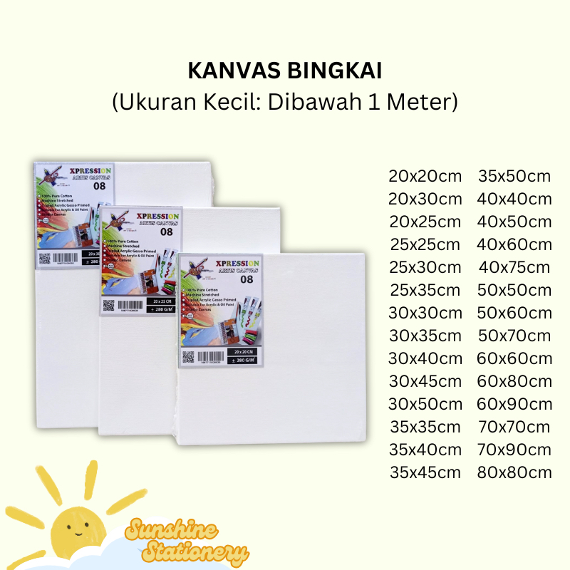 

Kanvas Lukis Bingkai Ukuran Kecil (Ukuran dibawah 1 meter)
