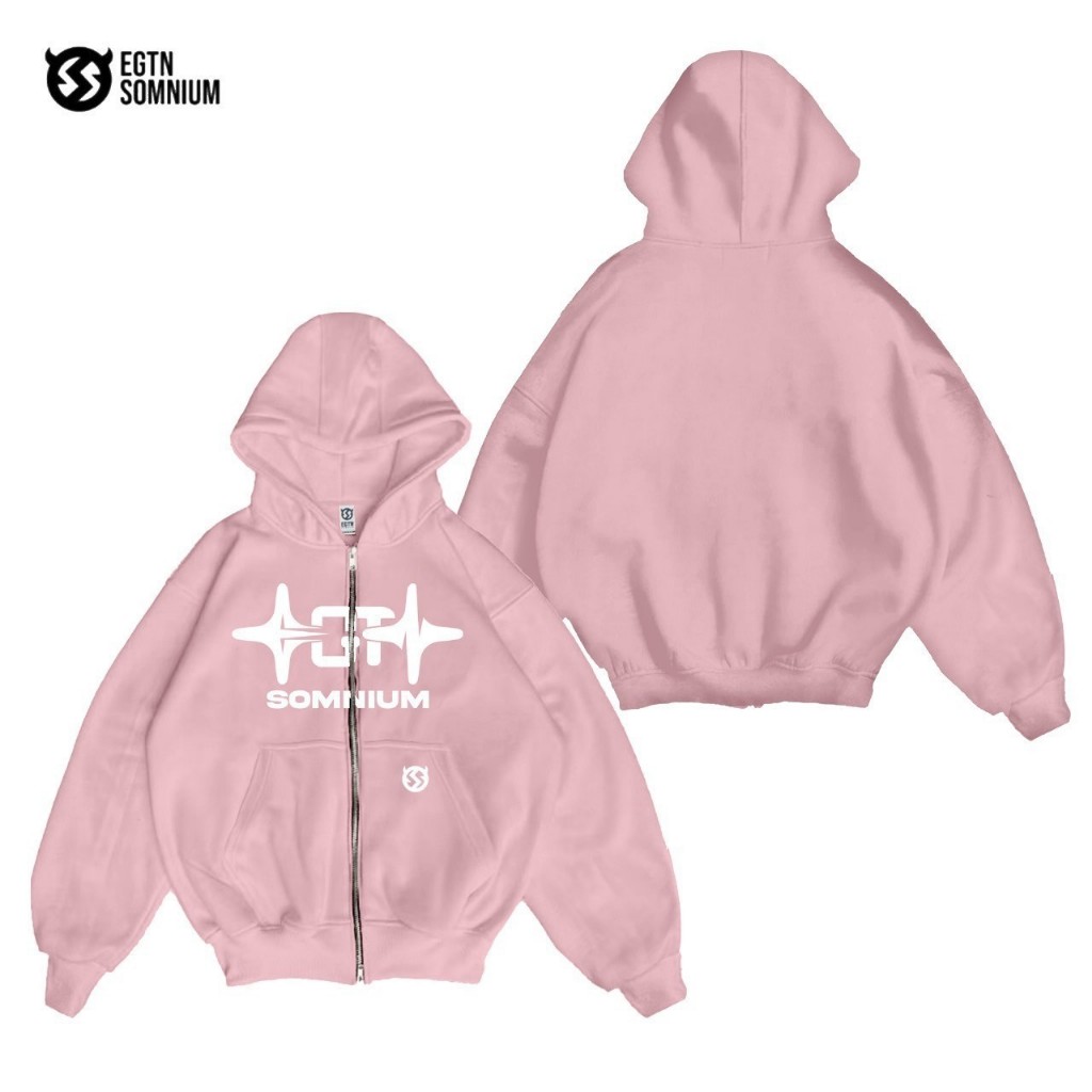 House Hoodie - Jaket Sweater Hoodie Pria Wanita Zipper Boxy Premium OT EGTN SOMNIUM Hodie Zipper Mot