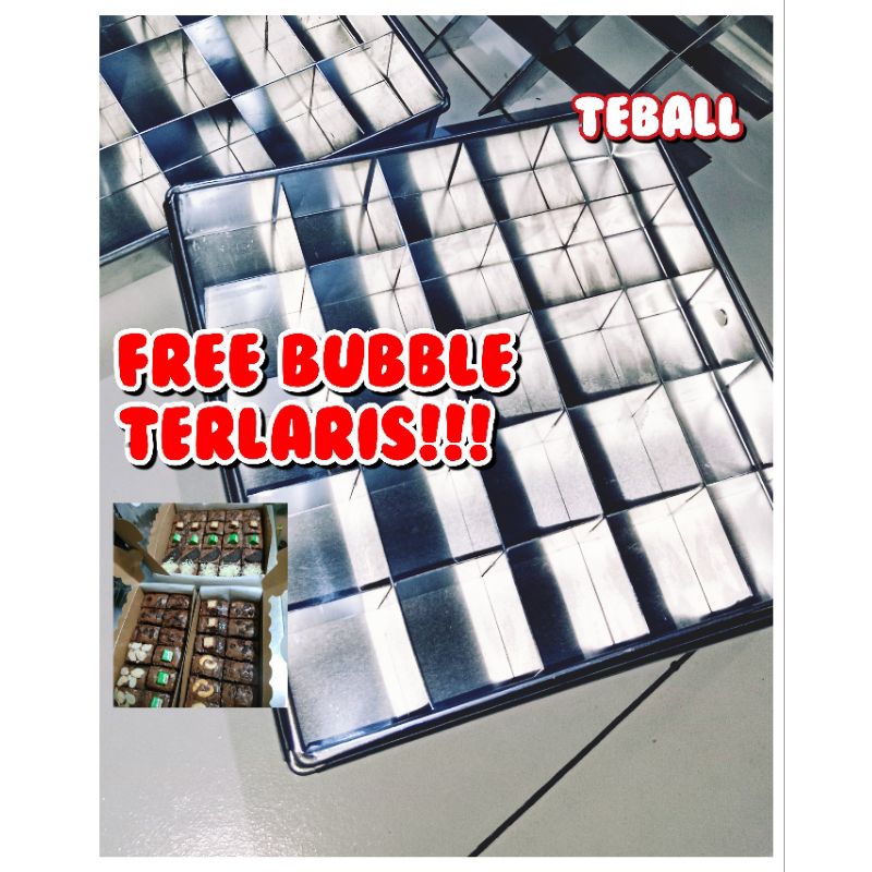 LOYANG BRONIS SEKAT BROWNIES SKAT 20X20X4 22X22X4 20X10X4 22X10X4 24X10X4 30X10X4 24X24X4 ISI 20 ISI