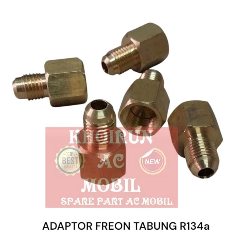 Nepel Adaptor Freon Tabung R134 Ac Mobil