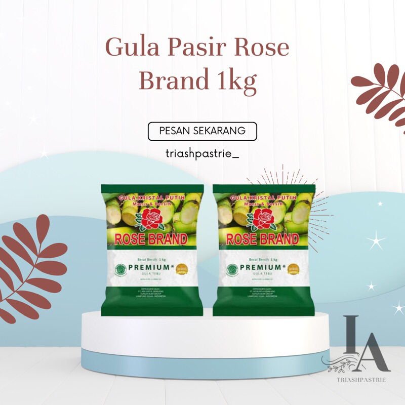 

Gula Pasir Rose Brand 1kg || Kristal Premium Putih