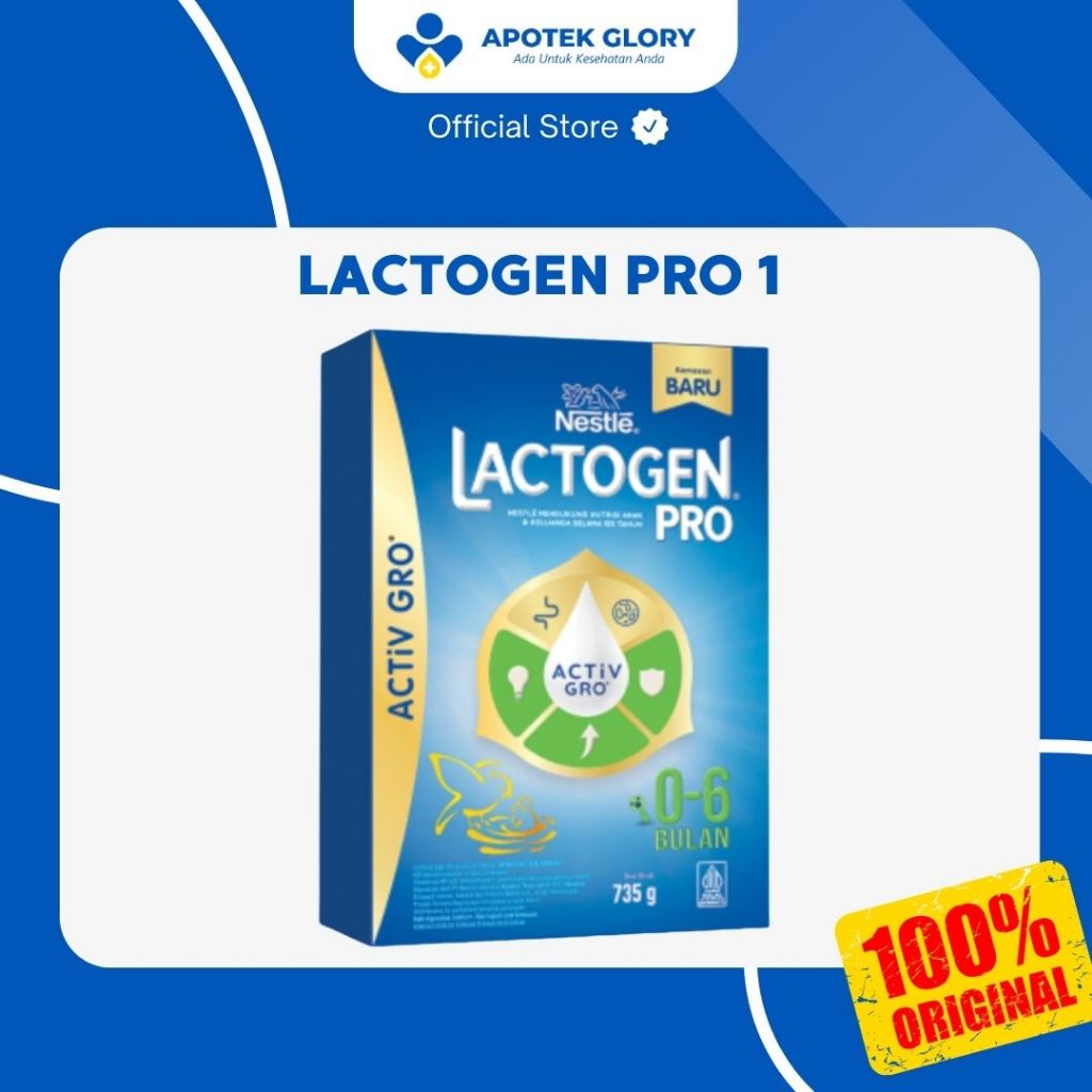 LACTOGEN PRO 1 SUSU FORMULA BAYI 0-6 BULAN 350 GR