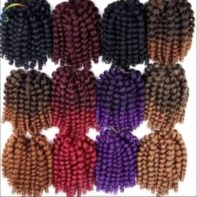 Rambut Sambung Sulam Model Kriwil Curly, Panjang 30cm.