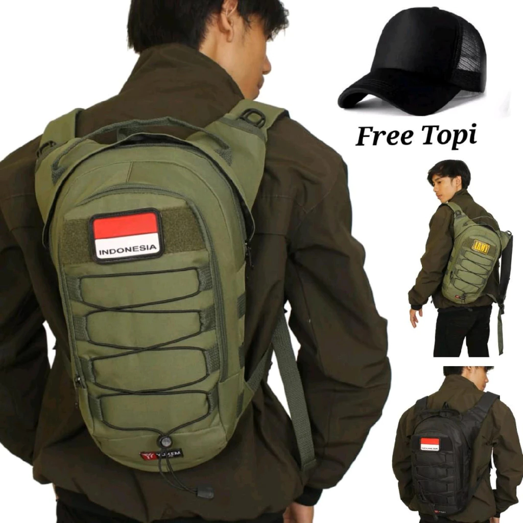 Daypack Tas Ransel Sepeda Hydropack Pria Tactical Tas Ransel Kecil Pria Tas Trail Adventure Motor Cr