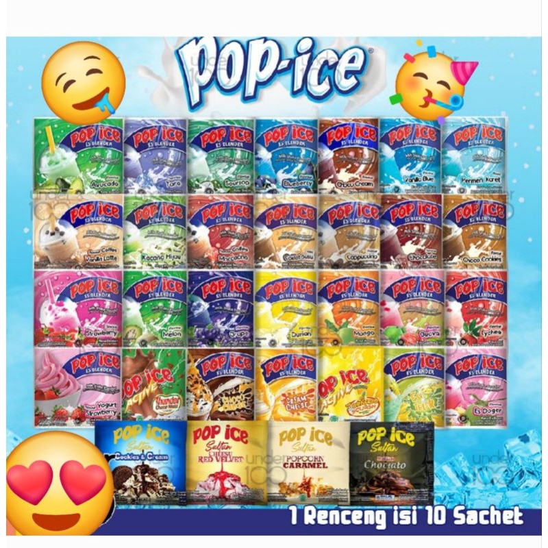 

BATAM. ANEKA RASA POP ICE isi 10 bungkus/ 1 renceng