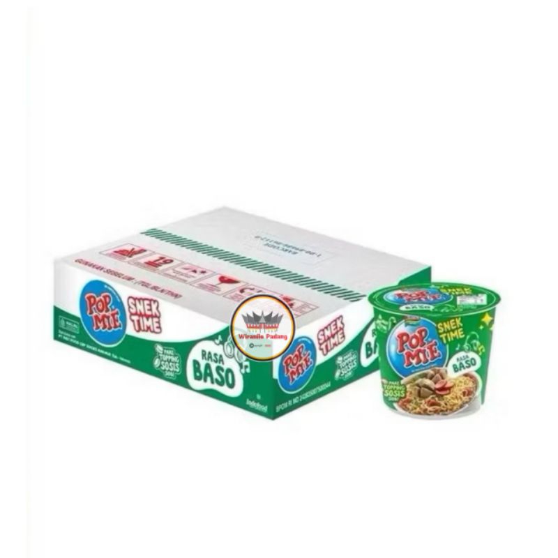

Pop Mie Mini Rasa Baso 1 Karton isi 12Pcs