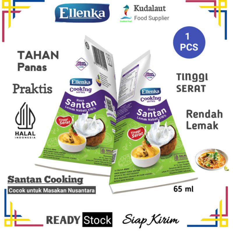 

Ellenka Santan Cooking; Santan untuk Masak; 65 ml