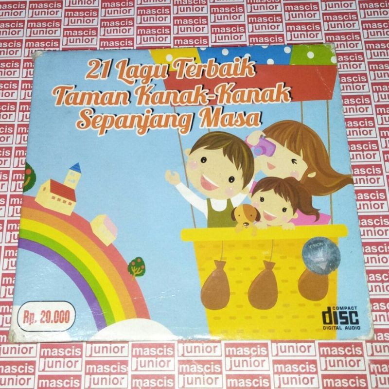 CD 21 Lagu Terbaik Taman Kanak-Kanak Sepanjang Masa