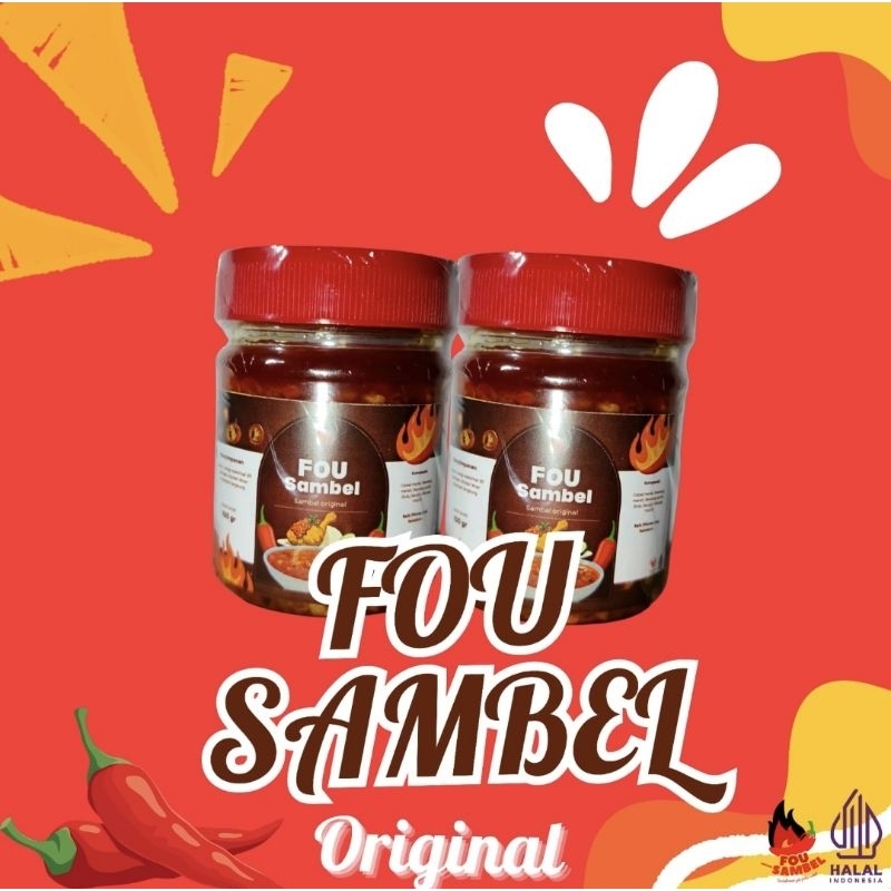 

fou sambel original 100 gram isi 2