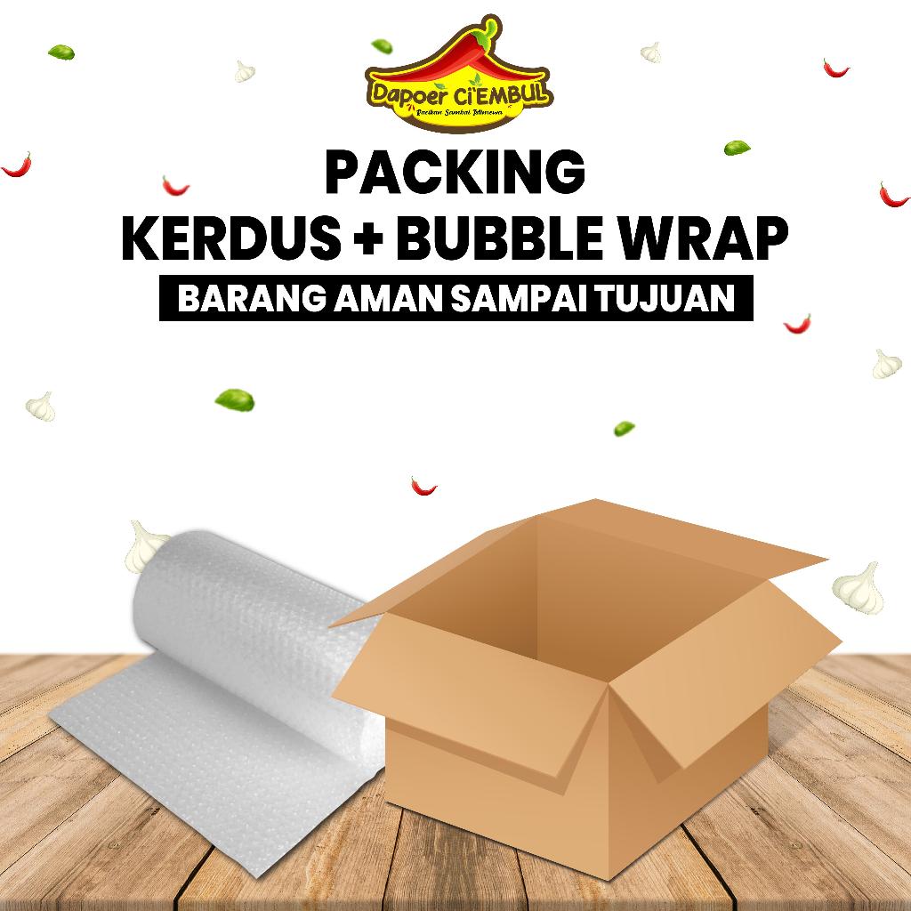 

Tambahan Packing DUS + BUBBLE WRAP - Extra Safety