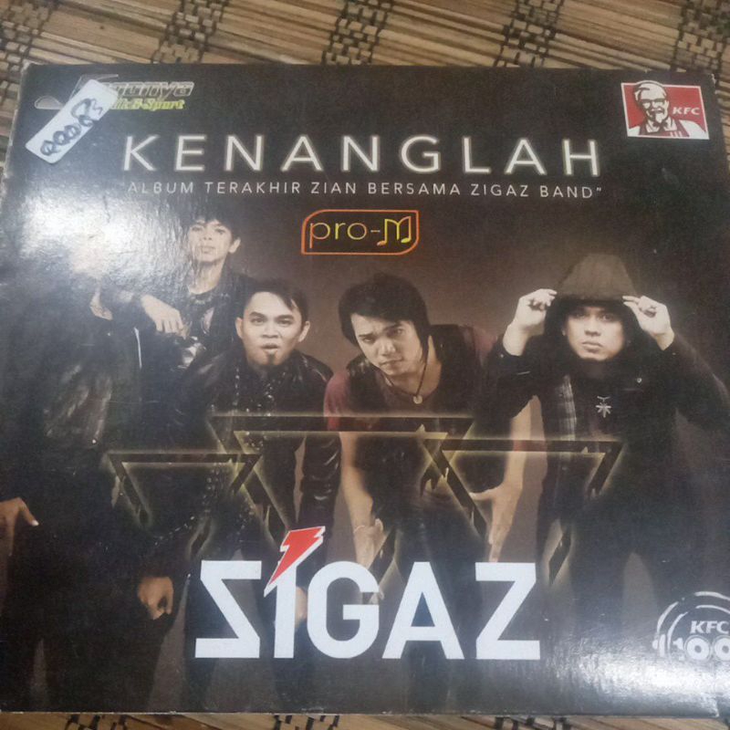 CD AUDIO ZIGAZ KENANGLAH CD0008