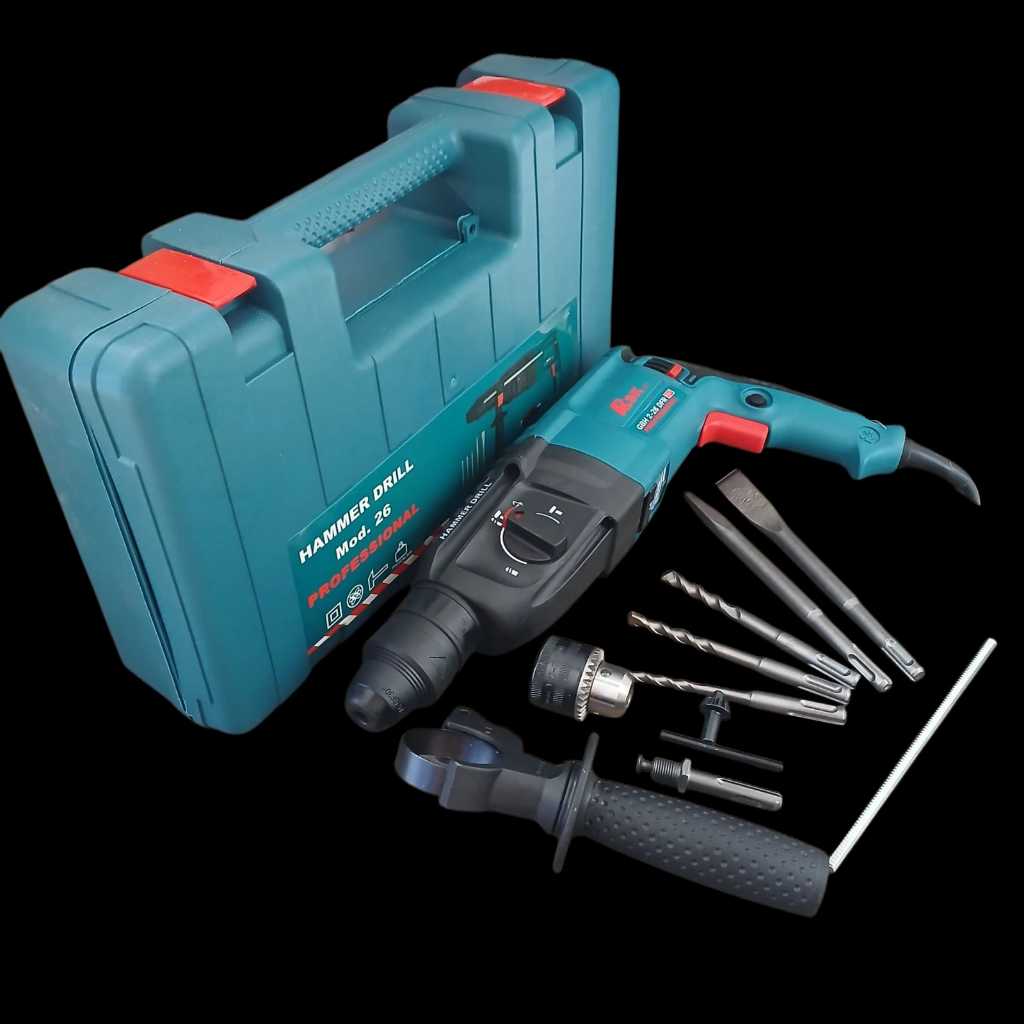 PROMO-TURUN-HARGA-MAKITA X RSK-ROTARY-HAMMER-26MM-BOR-BOBOK-BETON-MESIN-BOR-HAMMER-3-FUNGSI-BISA-DRI