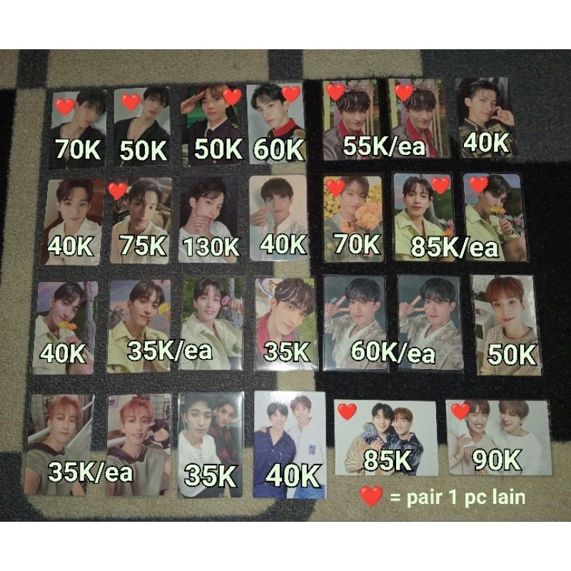 PC PHOTOCARD DK DOKYEOM SEVENTEEN ATTACCA OP.1 HEAVEN FLOWER CROWN SECTOR 17 FML UMS TOKYO THANKS WV