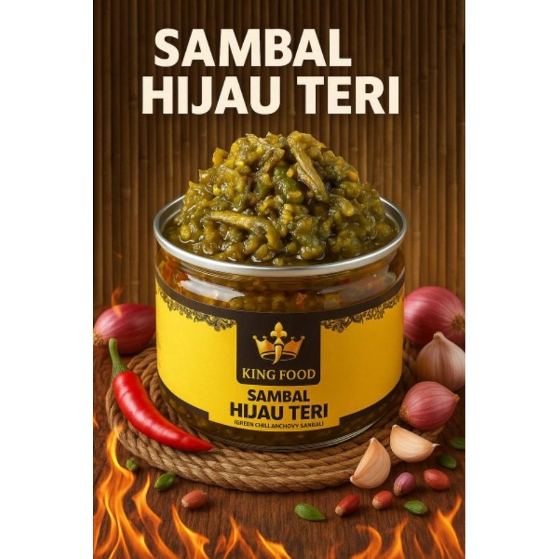 

Sambal Hijau Teri King Food – Pedas Segar, Teri Renyah, Cita Rasa Minang Asli!