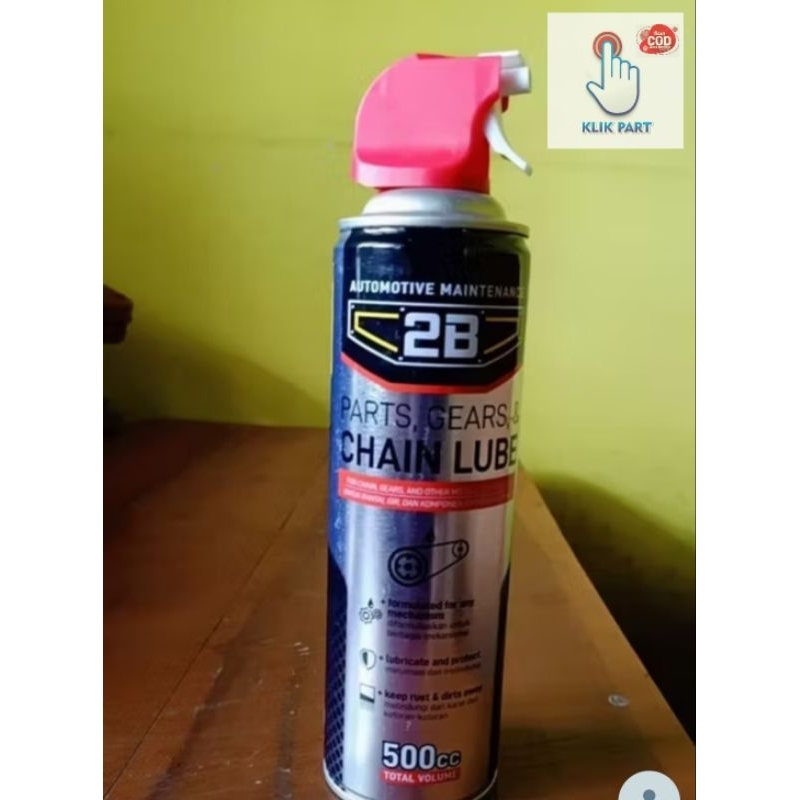 2B-CL-500 ML oli rantai 2B chain lube semprot 500ml
