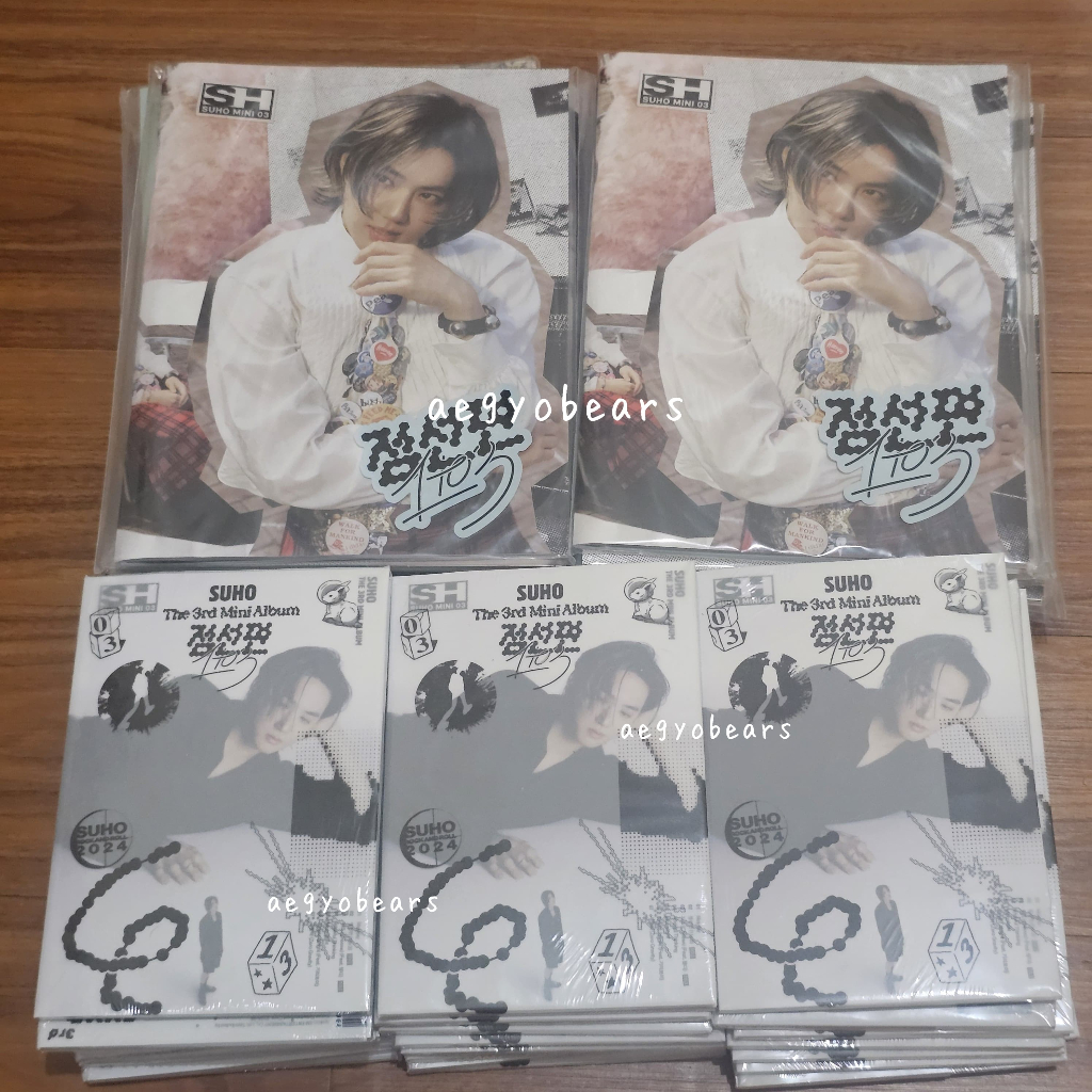 ALBUM SEALED SUHO EXO 1 TO 3