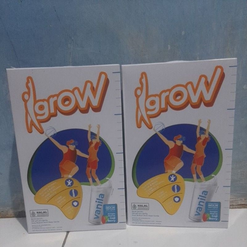 

Igrow susu tumbuh kembang peninggi badan anak, isi 5 sachet, rasa vanilla
