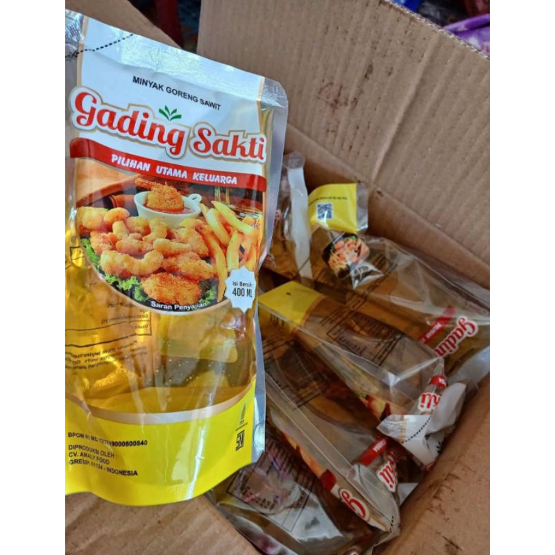 

MINYAK GORENG GADING SAKTI UKURAN 400ML