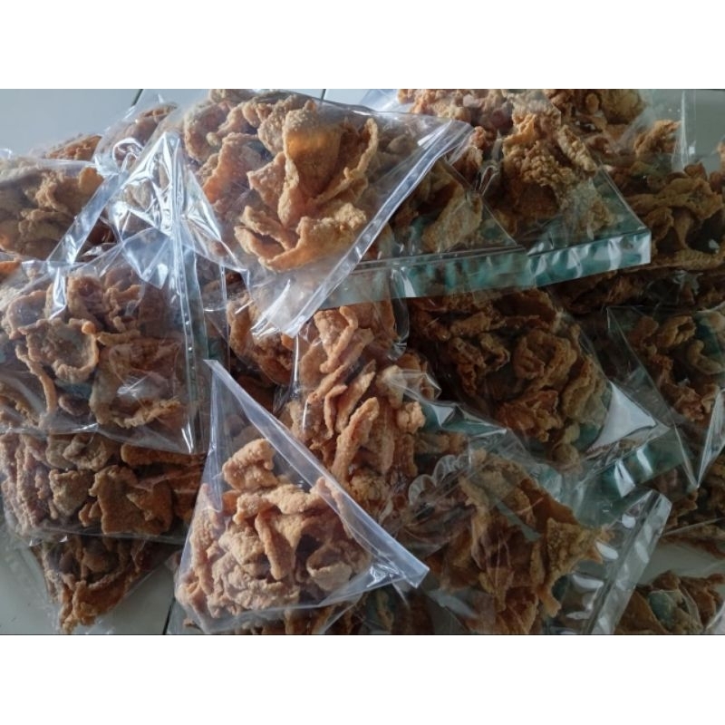 

kulit ayam crispy ori 1/2 kg