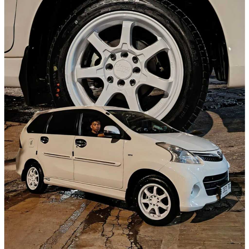 PAKET VELG PLUS BAN ACCELERA 195 55 R15 UNTUK MOBIL AVANZA USE VELG HSR BOROKO TJH RING 15