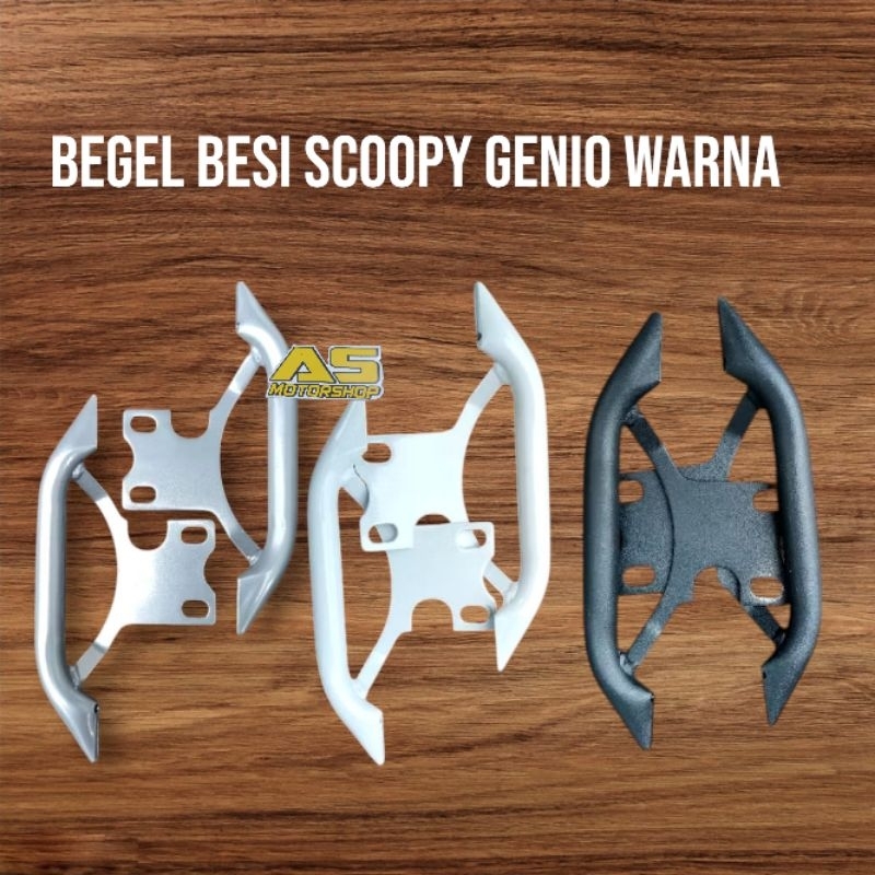 Begel Scoopy Genio Behel Planger Pegangan Jok Belakang Besi Scoopy Genio