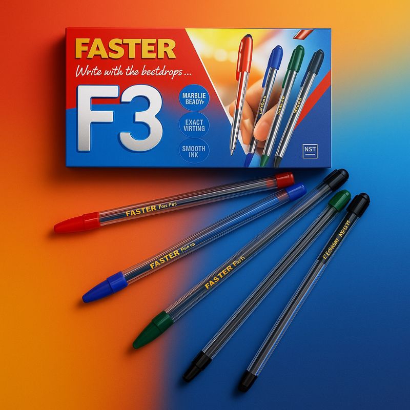 

Pulpen Faster F3 Original 1 Pcs - Tinta Halus & Nyaman untuk Menulis