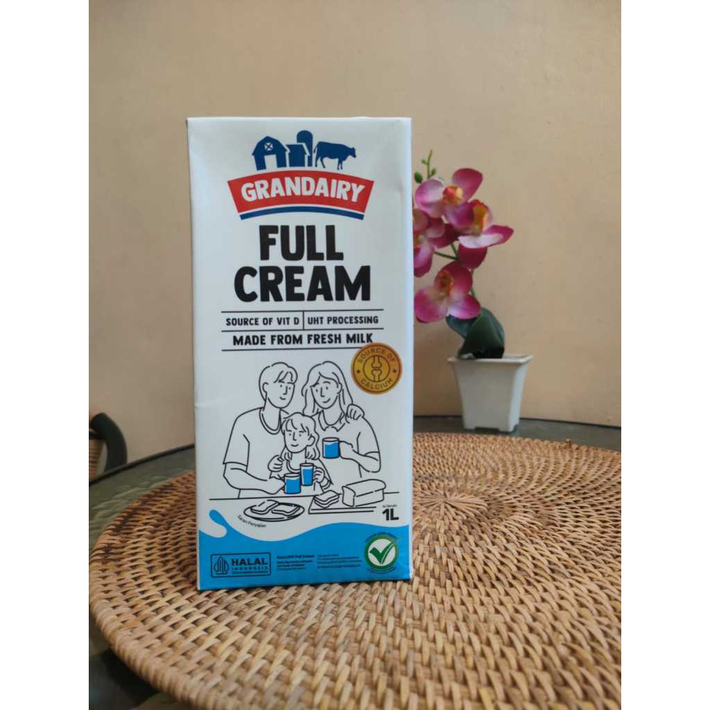

Grandairy susu uht full cream 1 liter