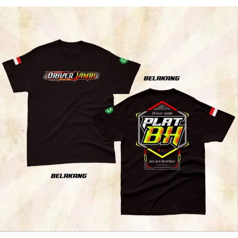KAOS HITAM DRIVER JAMBI PLAT BH VIRAL DISTRO