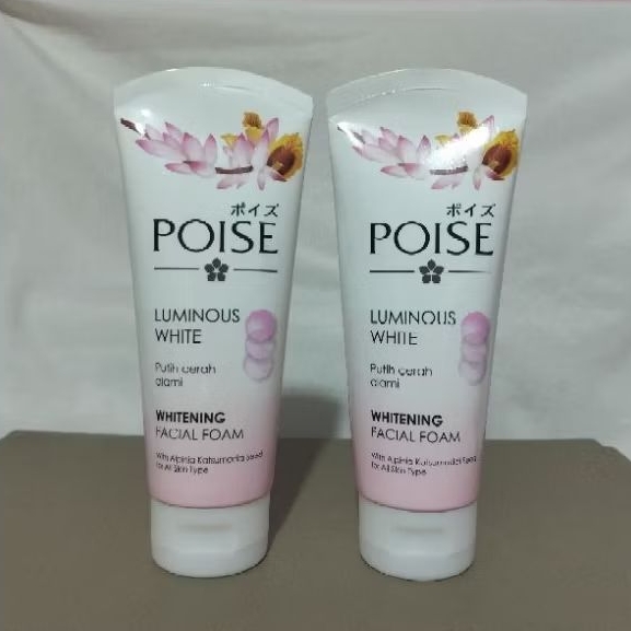 POISE SABUN WAJAH LUMINOUS WHITE 100G x 2 | PAKET FACIAL FOAM | FACIAL WASH