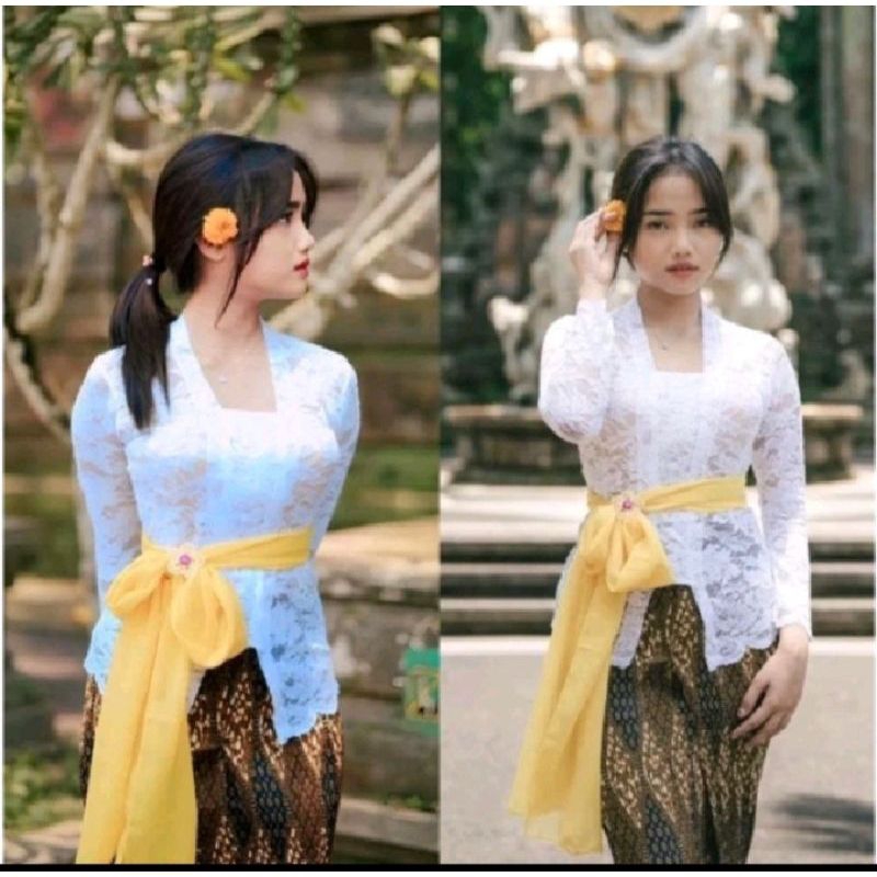 SELENDANG SIFON TARI BALI kain selendang obi kebaya kutubaru 240cm