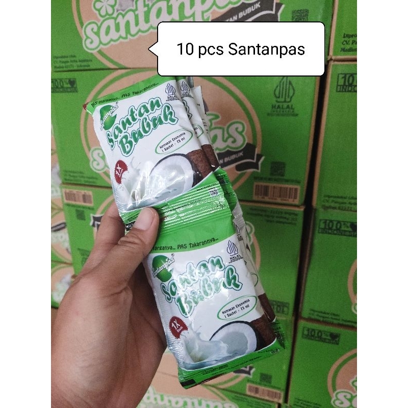 

10 PCS Santan Bubuk Santanpas Santan Gurih dan Lezat