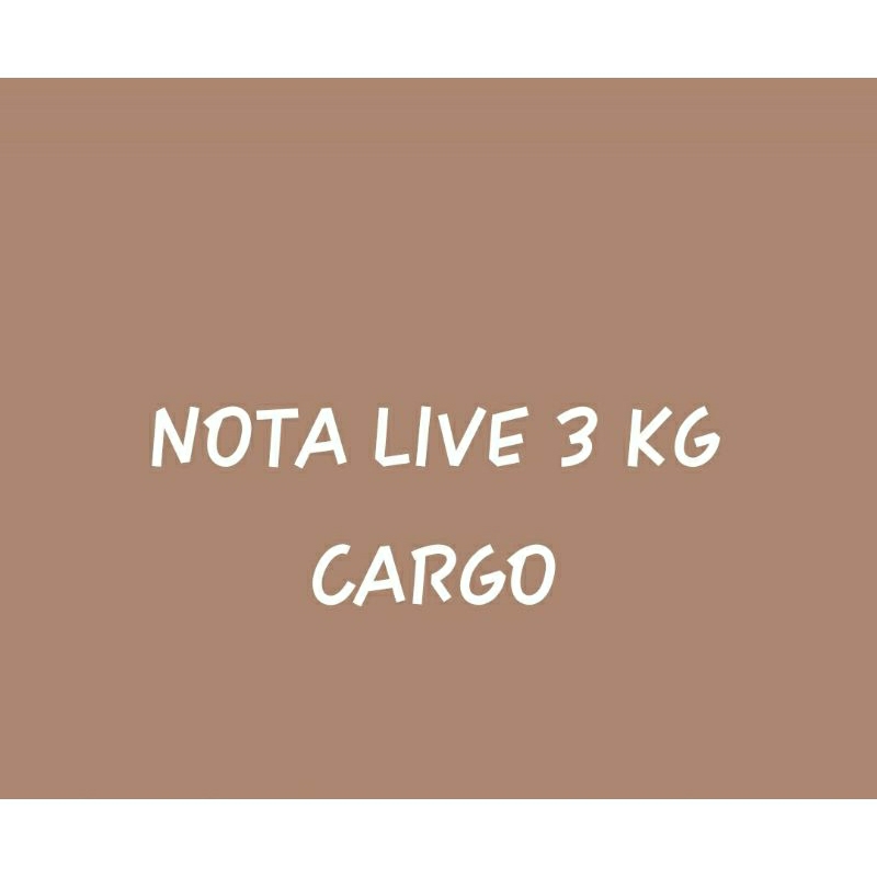 

NOTA LIVE 3 KG