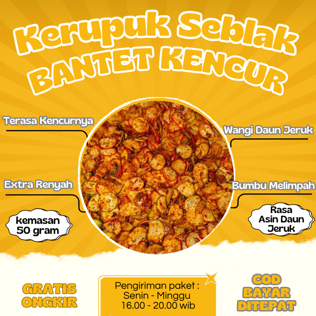 

Basreng Pedas Viral Sensasi Pedas yang Nggak Bisa Berhenti!) Cemilan Basreng Pedas Daun Jeruk 1 Pack Isi 50 gram