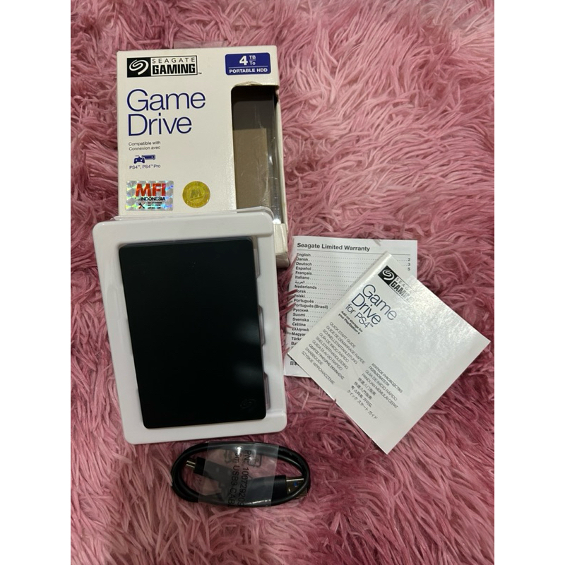 PRELOVED Seagate Game Drive HDD Hardisk Eksternal 4TB 2.5inch USB3.0 for PS4 PS5 PC