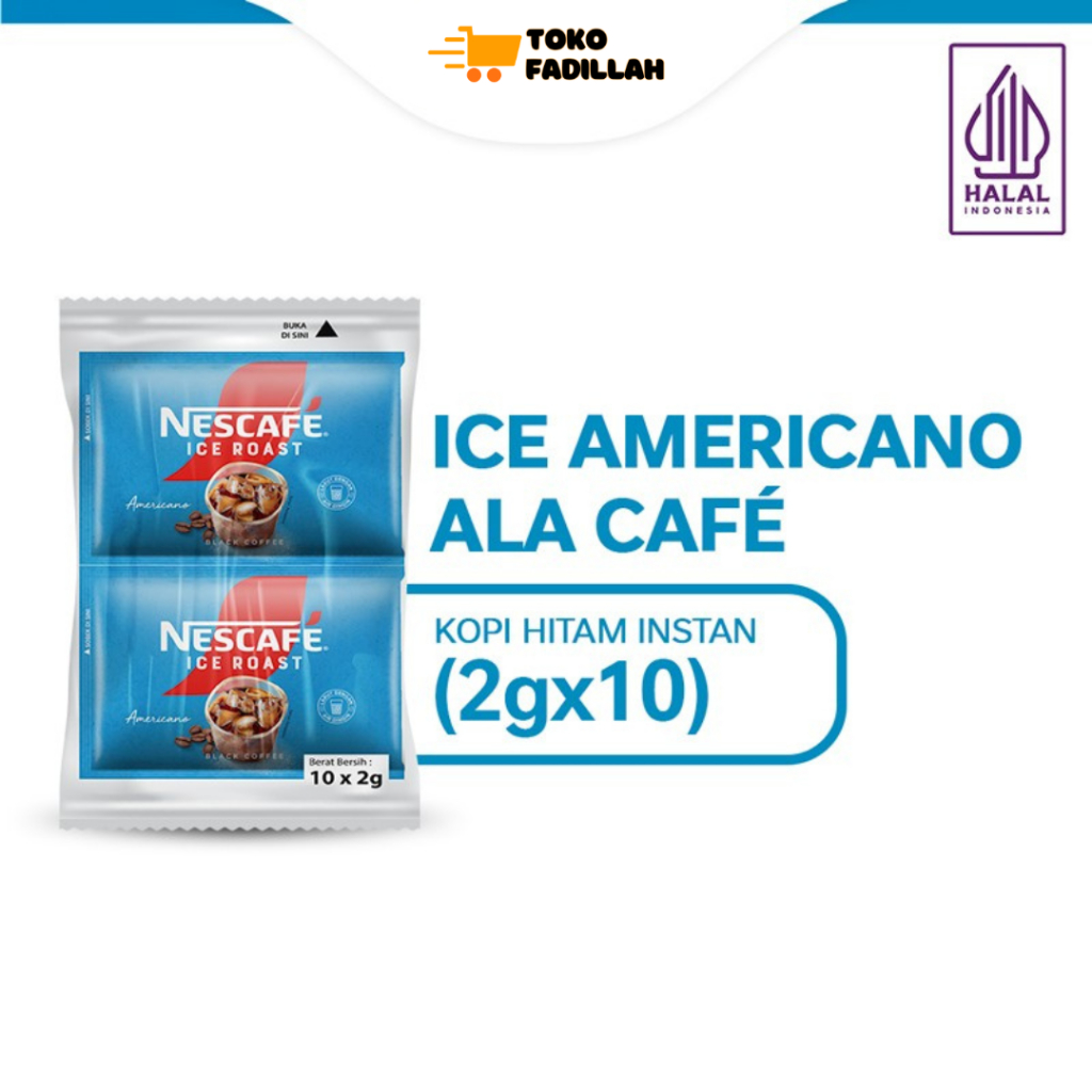 

Kopi Nescafe Ice Roast Americano 2g x 10 Sachet [1 Renteng]
