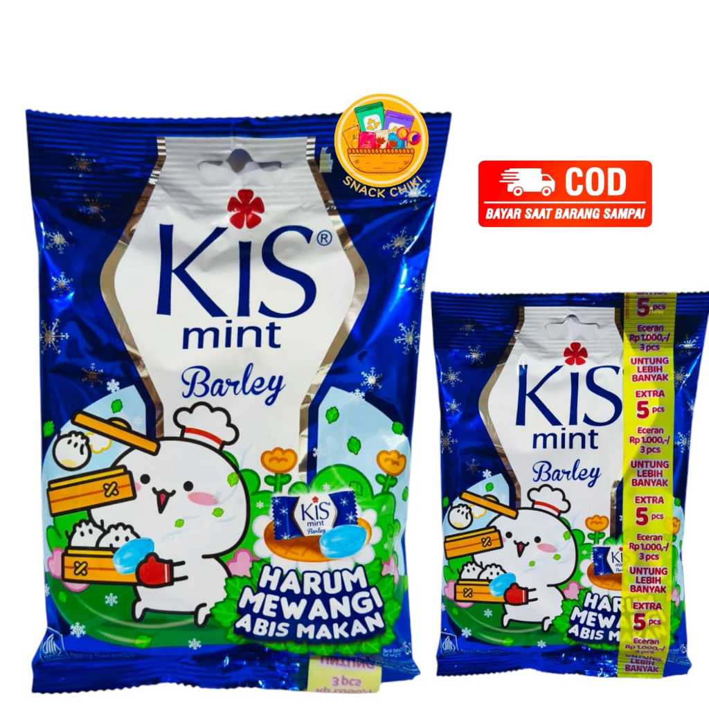 

PERMEN KISS MINT BARLEY MINT BERAT 125g
