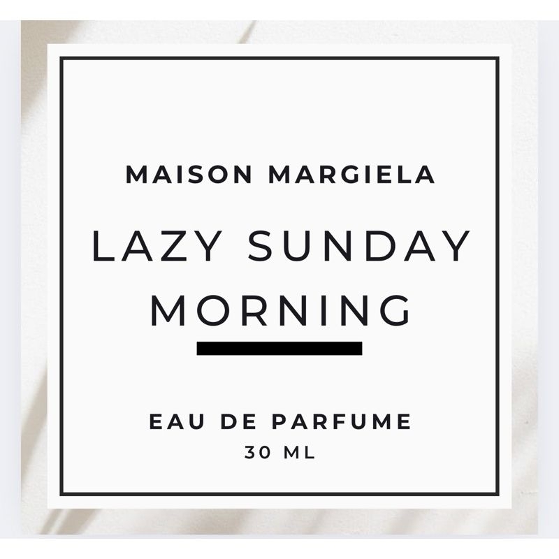 Lazy Sunday Morning EDP (Inspired)