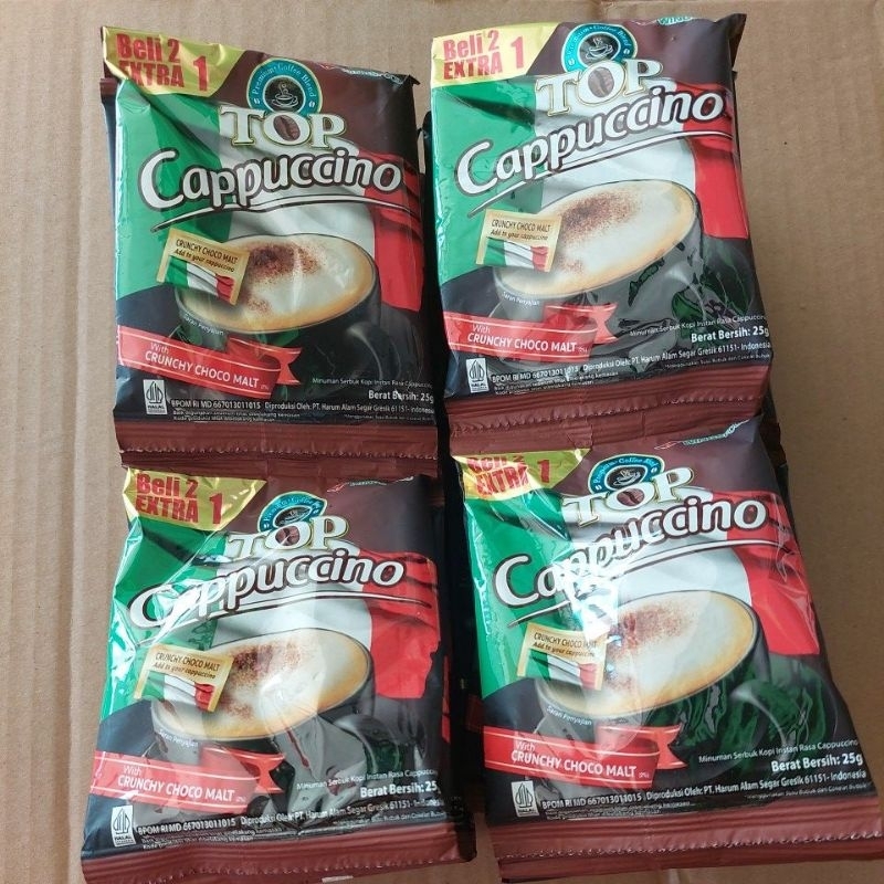 

Top Cappucino 1 Rtg Isi 15 Sachet