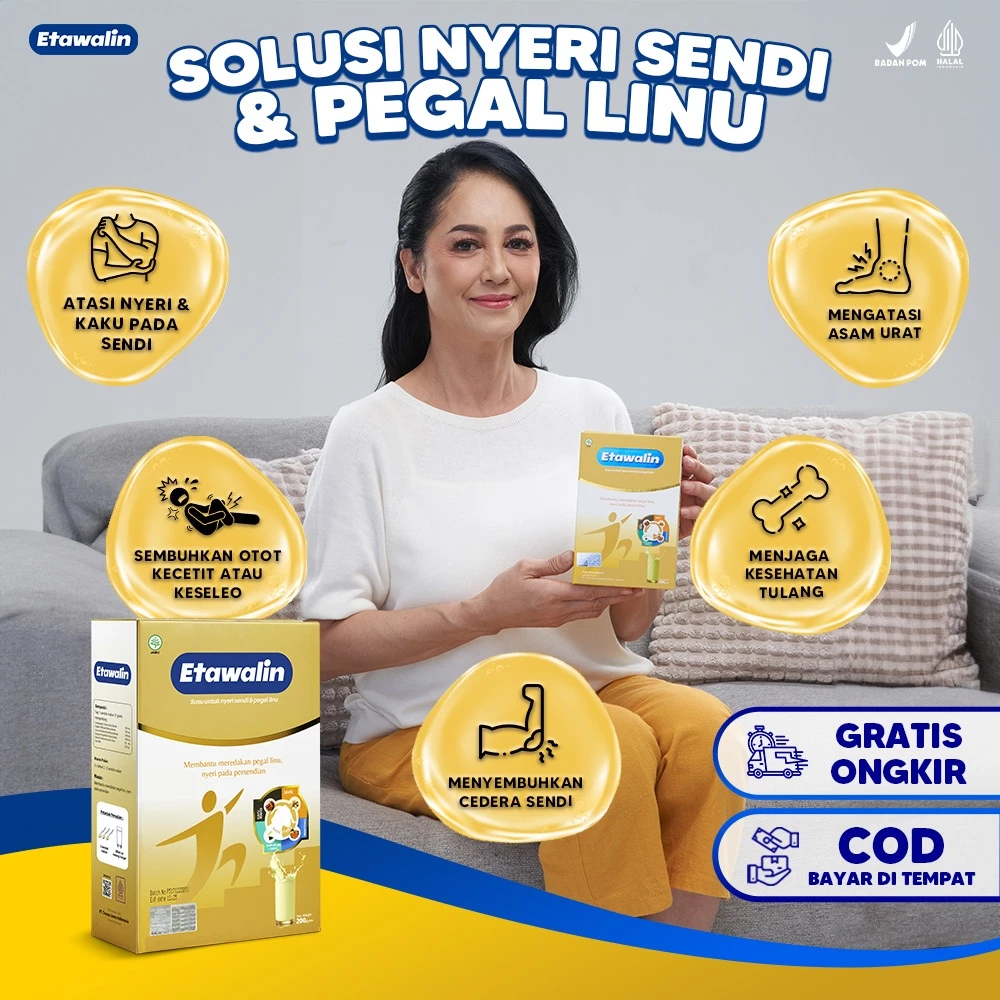 

Etawalin – . Atasi Nyeri Sendi Pegal Linu Asam Urat & Kolesterol Original