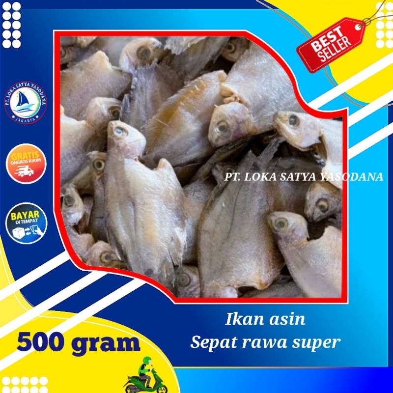 

ikan asin sepat rawa super 500gram