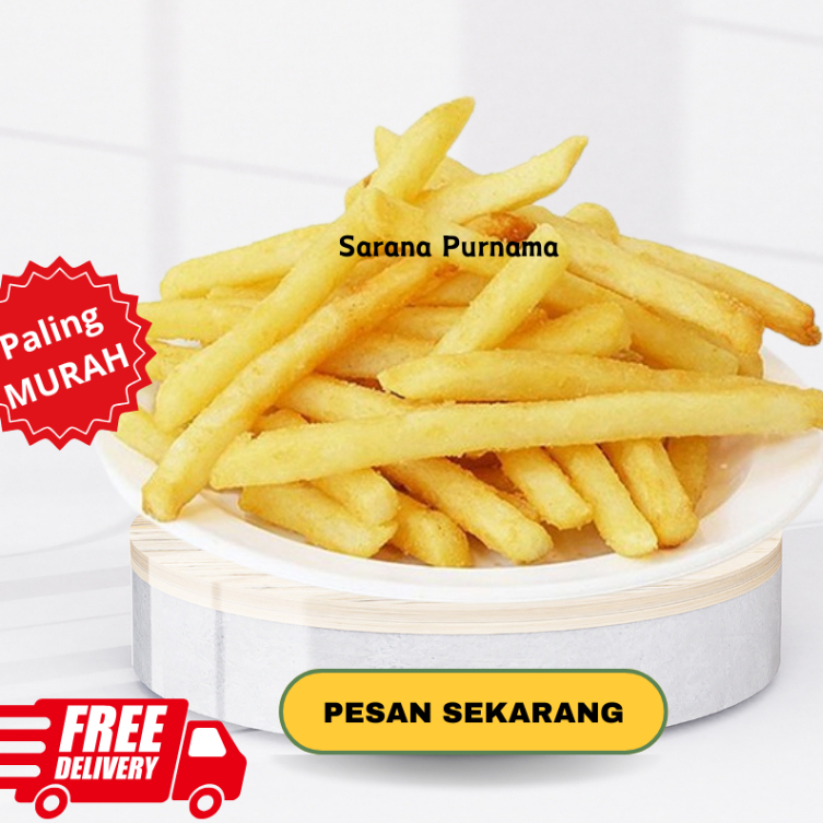 

AVIKO FRIES SUPER PREMIUM SHOESTRING / STRAIGHT CUT / CRINCLE CUT 500 GR/FRENCH FRIES KENTANG GORENG